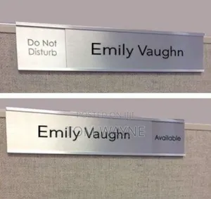 Executive Sliding Door Sign