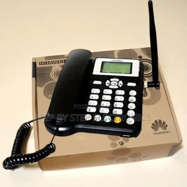 Universal Huawei GSM Office Home Desktop Phone With Sim Slot- Black