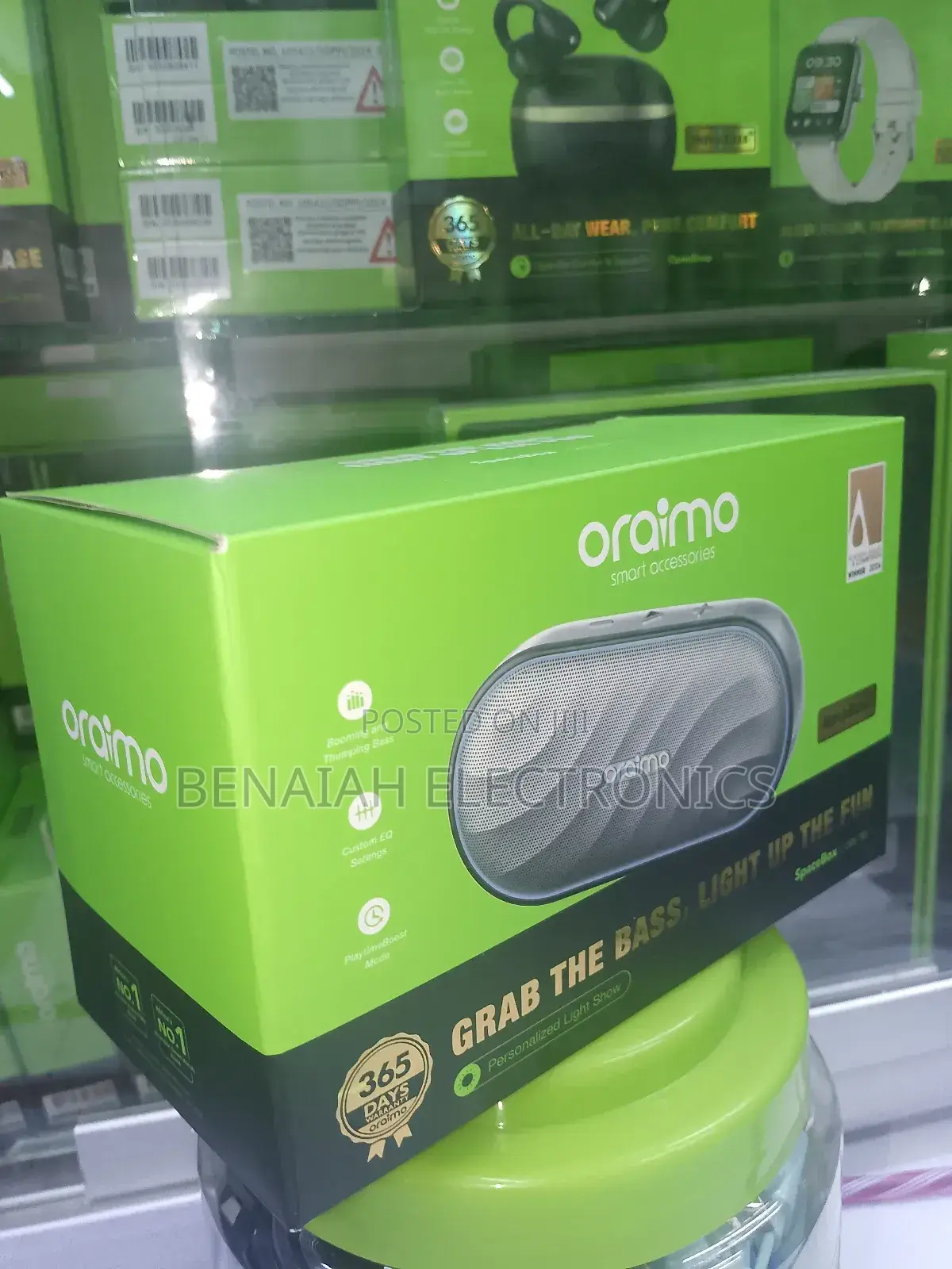 Oraimo Bluetooth Speaker Deep and Powerfull Bass