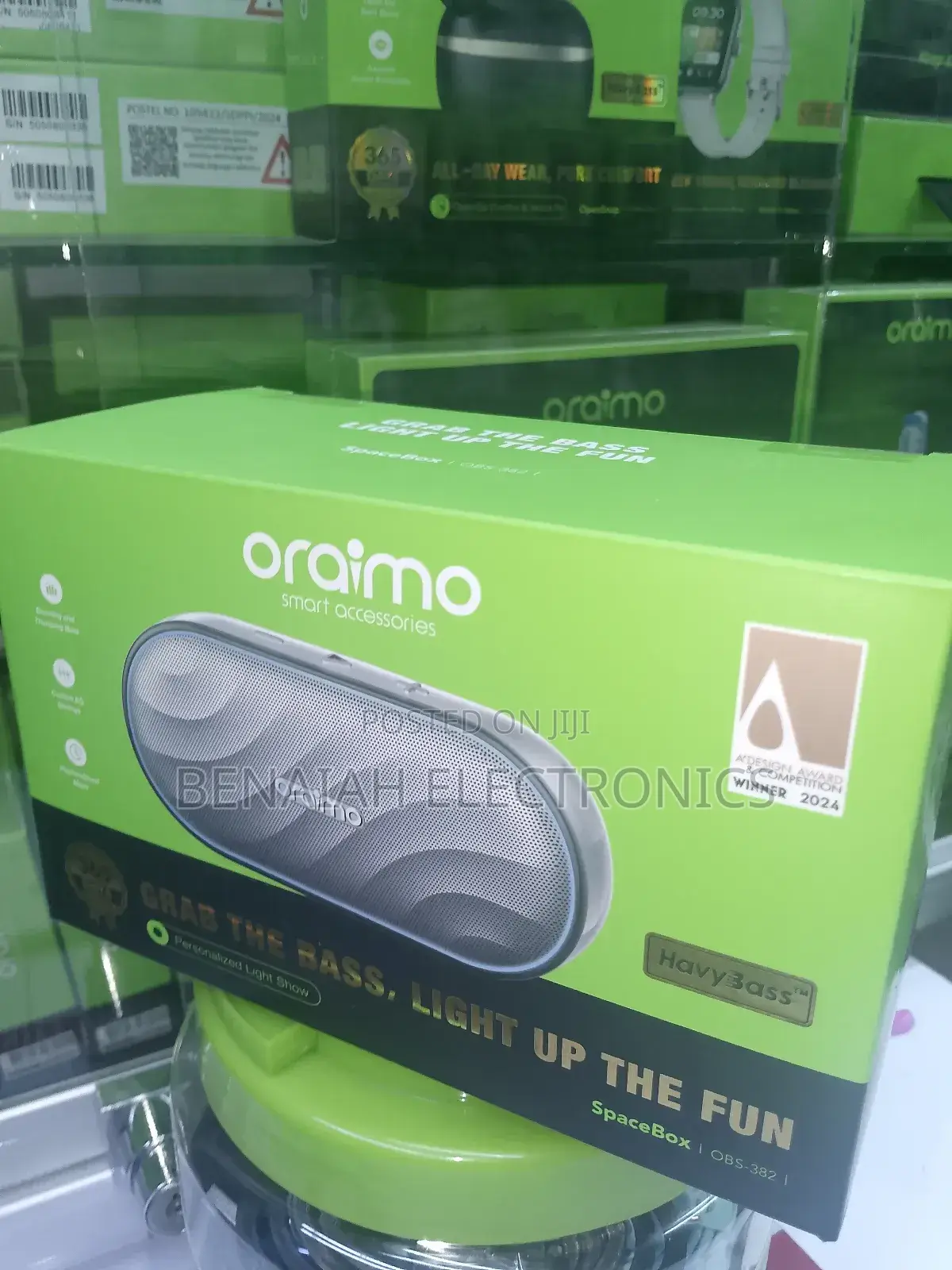 Oraimo Bluetooth Speaker Deep and Powerfull Bass