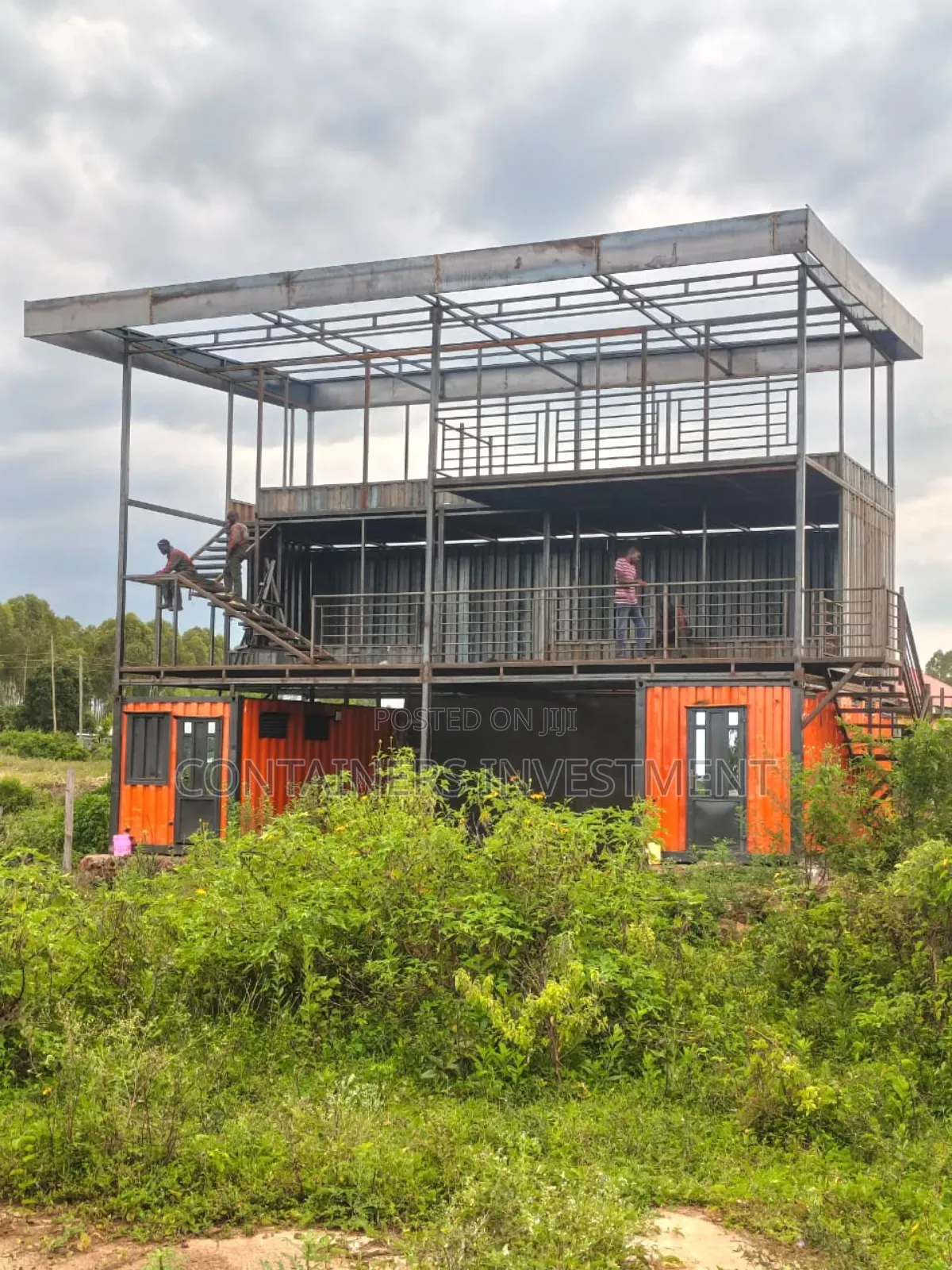 Container Bar Set Up-we Set Up Using Shipping Container.