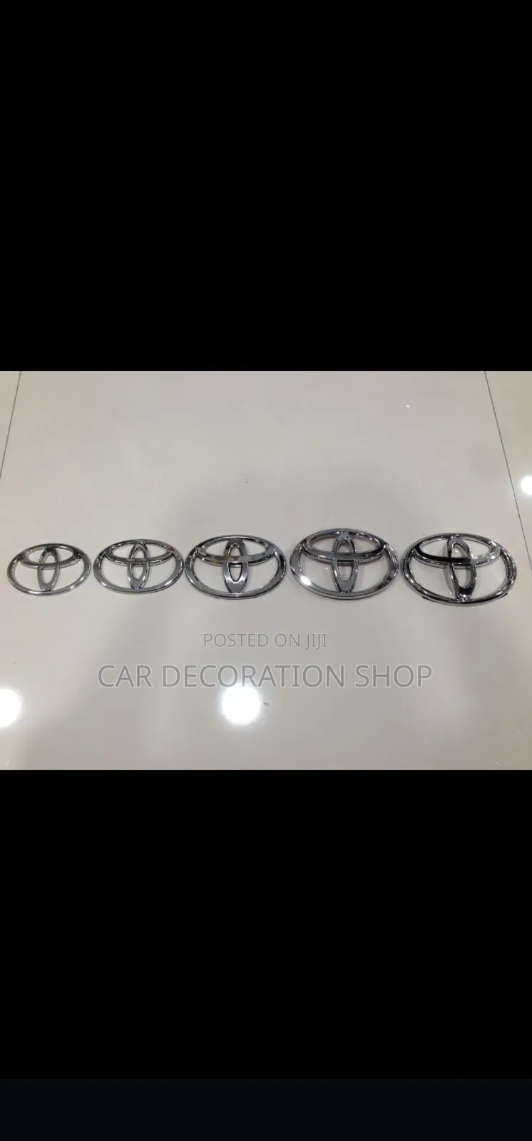 Different Diameter Sizes Toyota Boot Replacement Badge