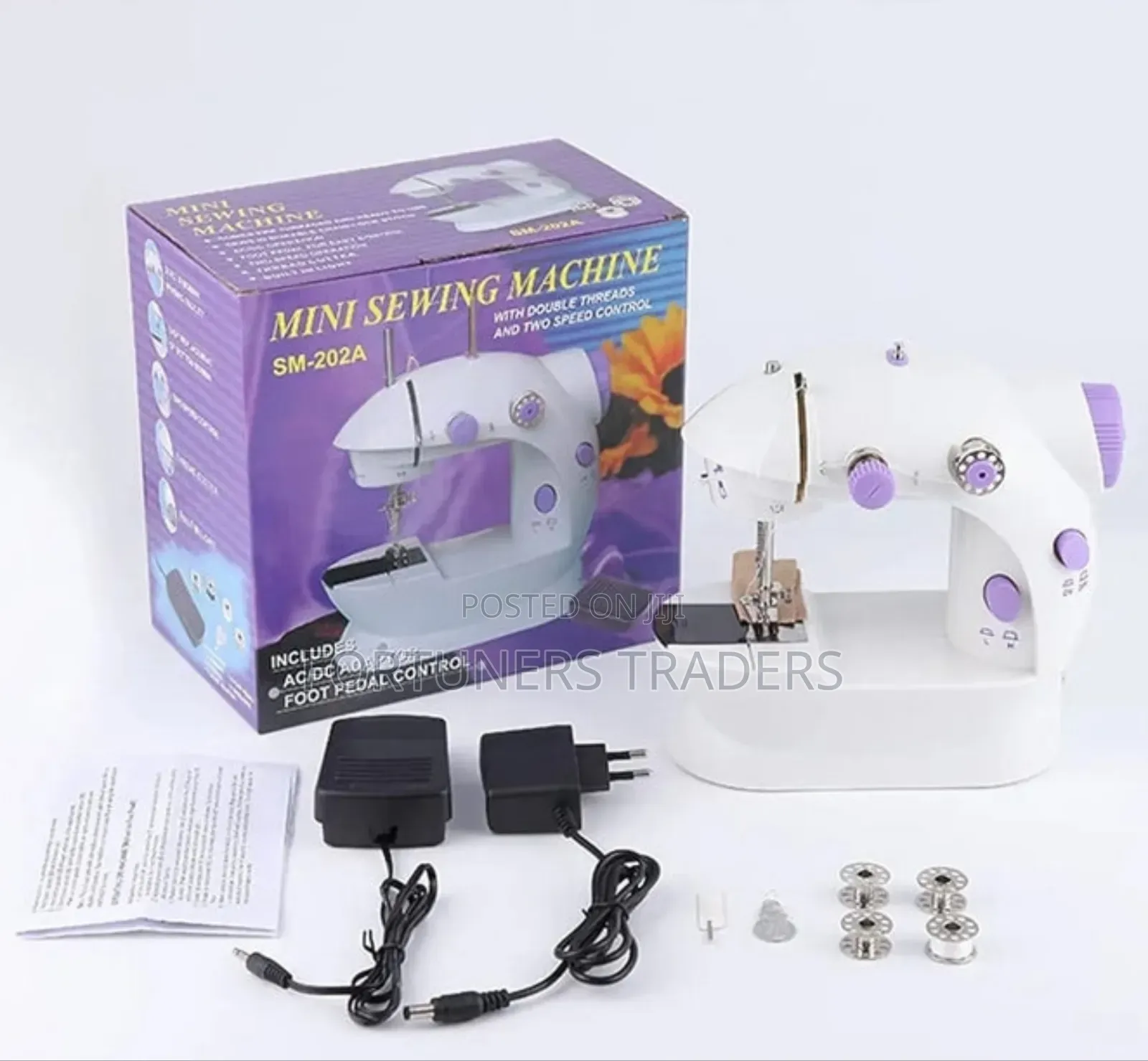 12 Built-in Stitches Small Sewing Machine Double Threads