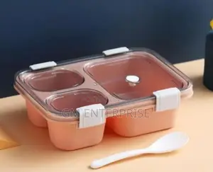 Lunch Box With a Spoon Available