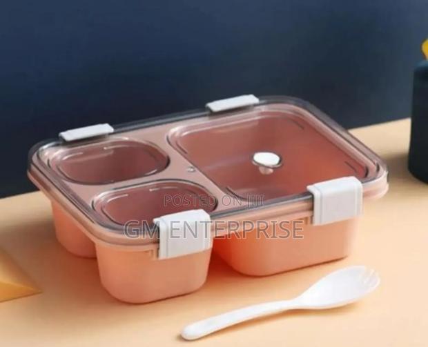 Lunch Box With a Spoon Available