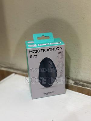 Logitech M720 Triathlon Wireless Mouse - Black - main view