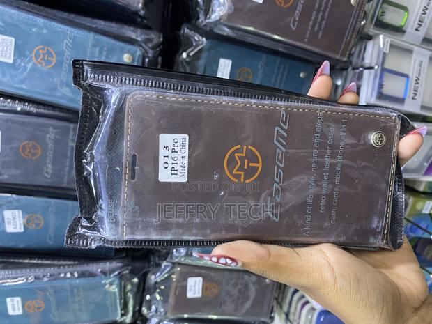 Subcax iPhone 16 Pro,Soft Pu Leather Flip Case With Card Slots - main view