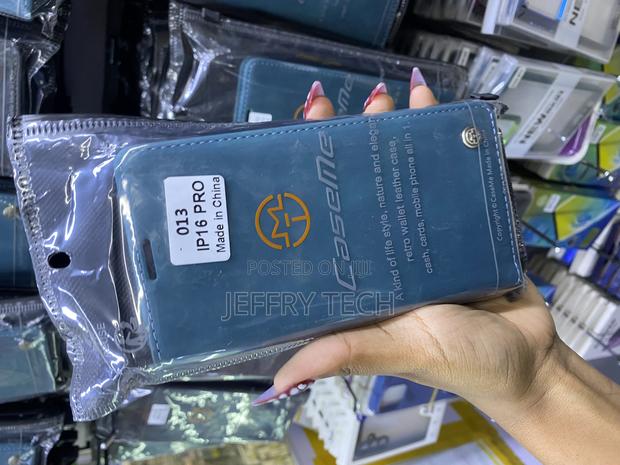 Subcax iPhone 16 Pro,Soft Pu Leather Flip Case With Card Slots - thumbnail 4