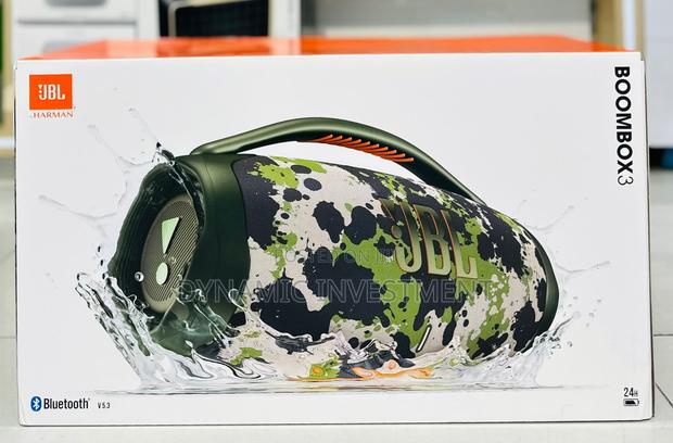 JBL Boombox 3 Portable Bluetooth Speaker Deepest Bass 24h Playtime