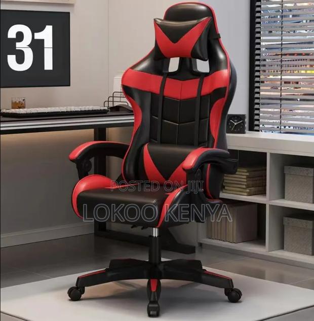 Office Chair; Comfortable Leather Reclining Computer Office Chair