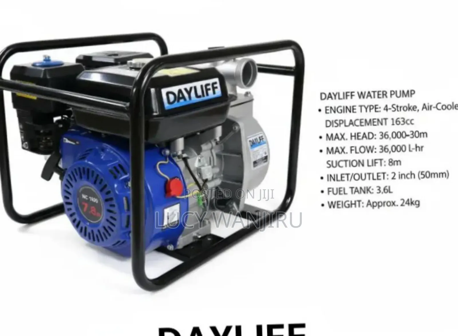 Dayliff 2 Inch Water Pump/ Generator Water Pump