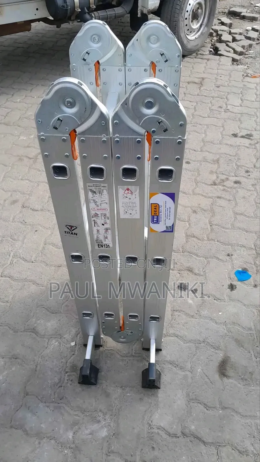 Foldable Aluminum Ladders  3*4