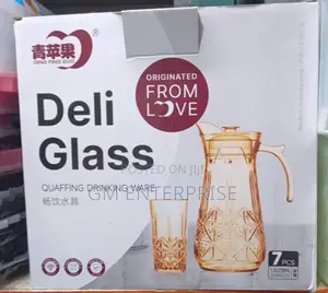 Glass Jug and Glasses
