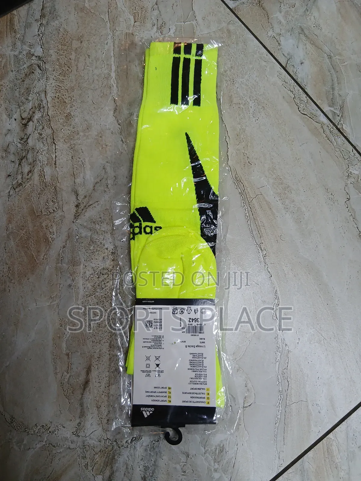 Luminous Green Football Socks for Children