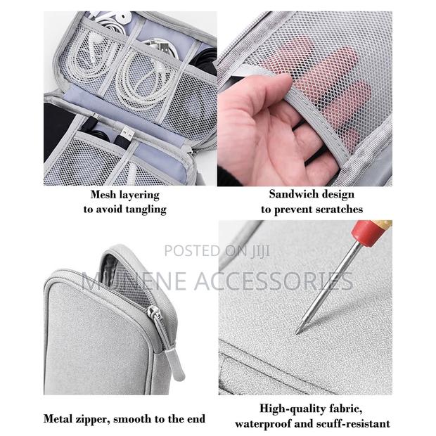 Electronic Organizer Case for Hard Drive Usb Disk Accessories Bag - thumbnail 3