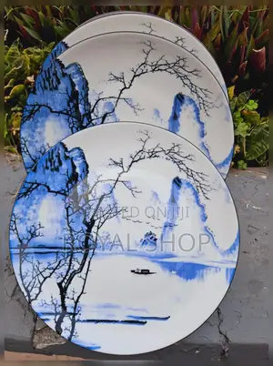 Patched Tree Plate 6pcs