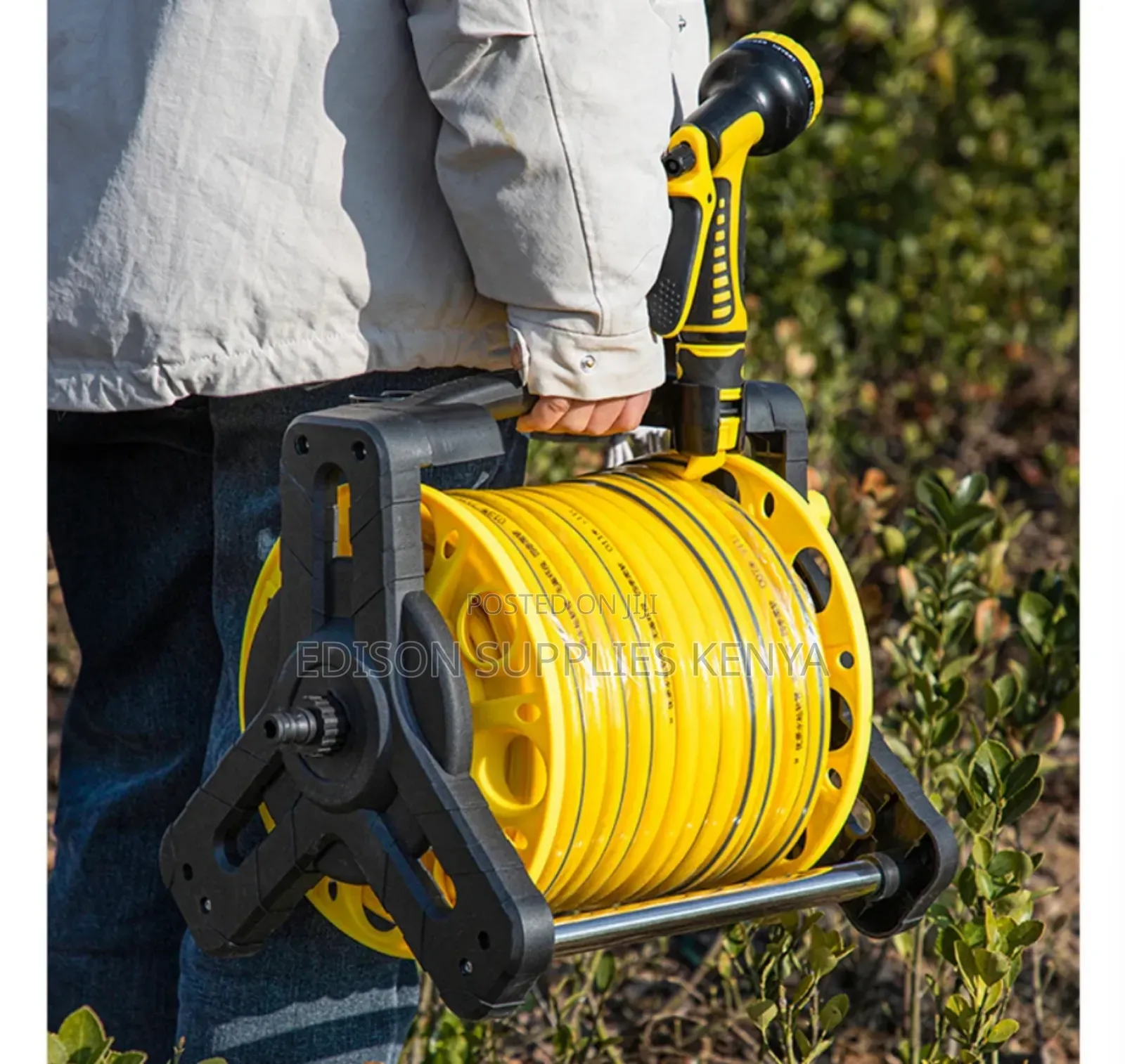 Garden Hose Reel for Hose Pipes Trolley Cart Water Pipe Storage