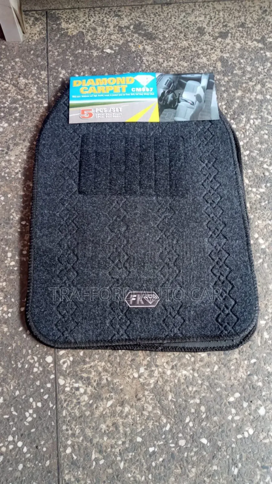 Black Car Woolen Matts