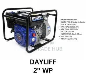 Dayliff Petrol Water Pump 2 Inch 163cc 30meter Head