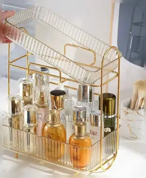 Acrylic Double Layer Cosmetics Organizer