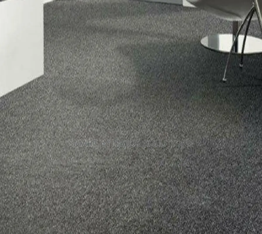 Long-Lasting Grey Delta Wall to Wall Carpet