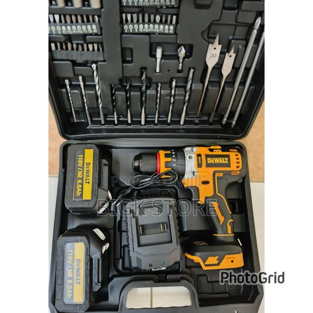 Dewalt Cordless Drill 
With Metallic Chuck 
118v Battery 
10cell - main view