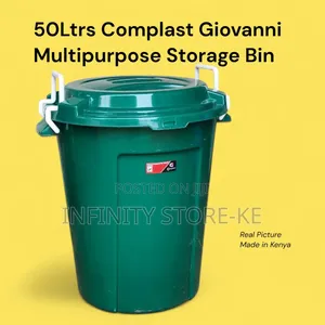 50ltrs Multi-Purpose Dustbin With Handles Storage Bin