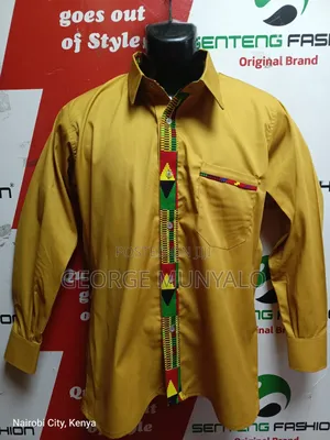 African Print Work Shirts