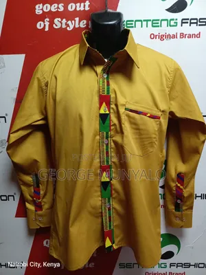 African Print Work Shirts