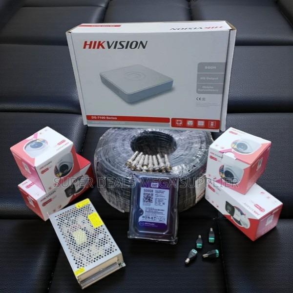 Smart Hybrid Colored Night Vision 4 Cam CCTV DVR Package