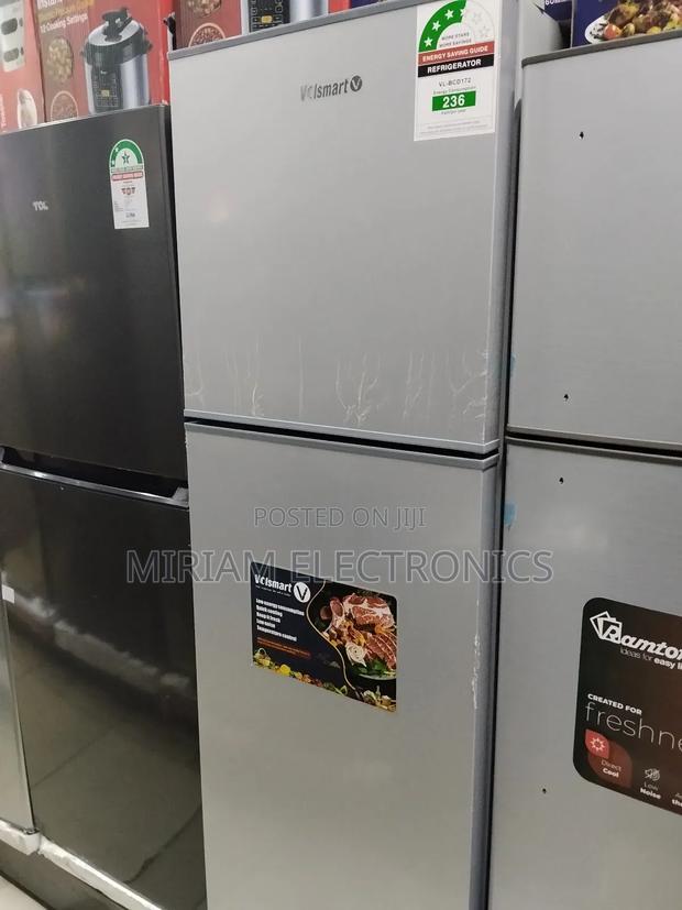 Volsmart 172litres Silver Double Door Refrigerator - thumbnail 2