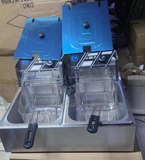 Electromate Double Deep Fryer(6l+6l) - main view