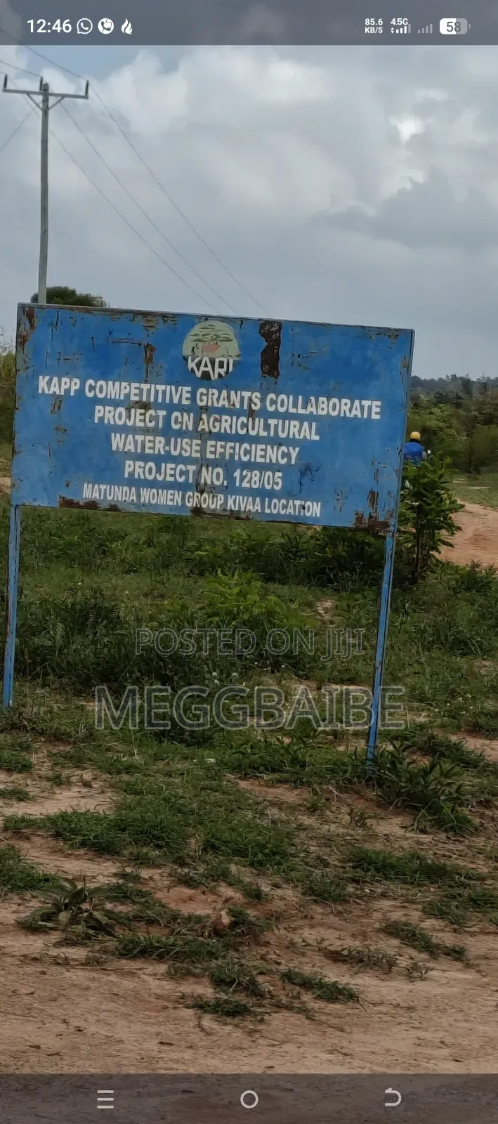 Land for Sale at Kivaa Masinga