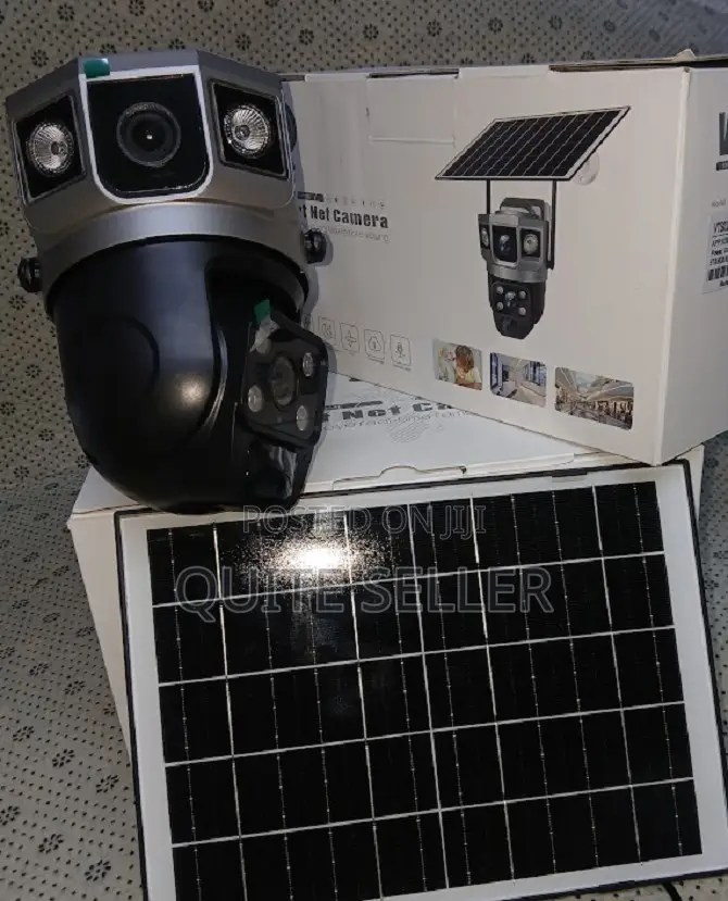 Intelligence Dual Lens 4g Solar Powered PTZ Camera Outdoor Camera