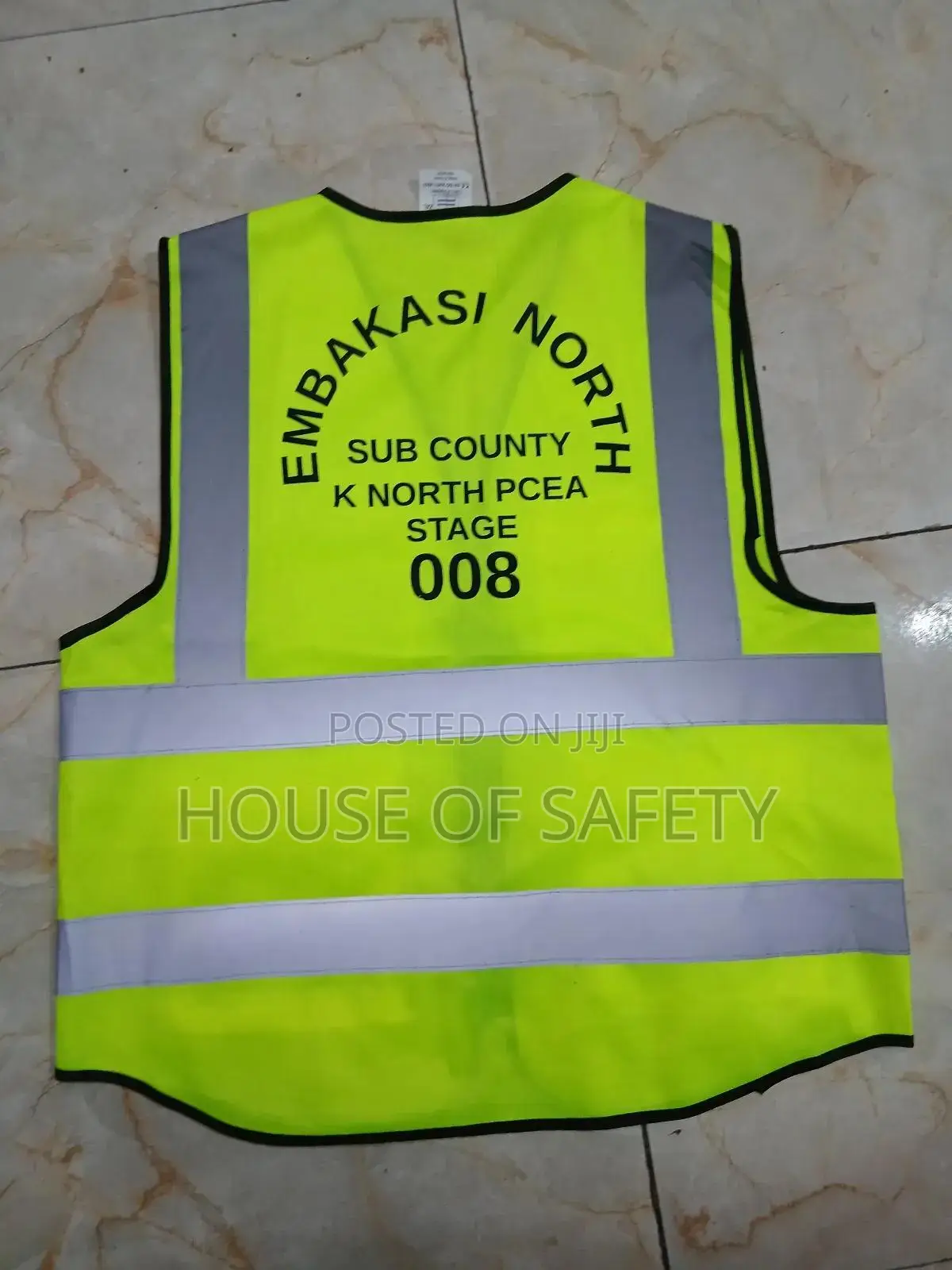 I'd Holder Reflectors Vest For Riders Boda