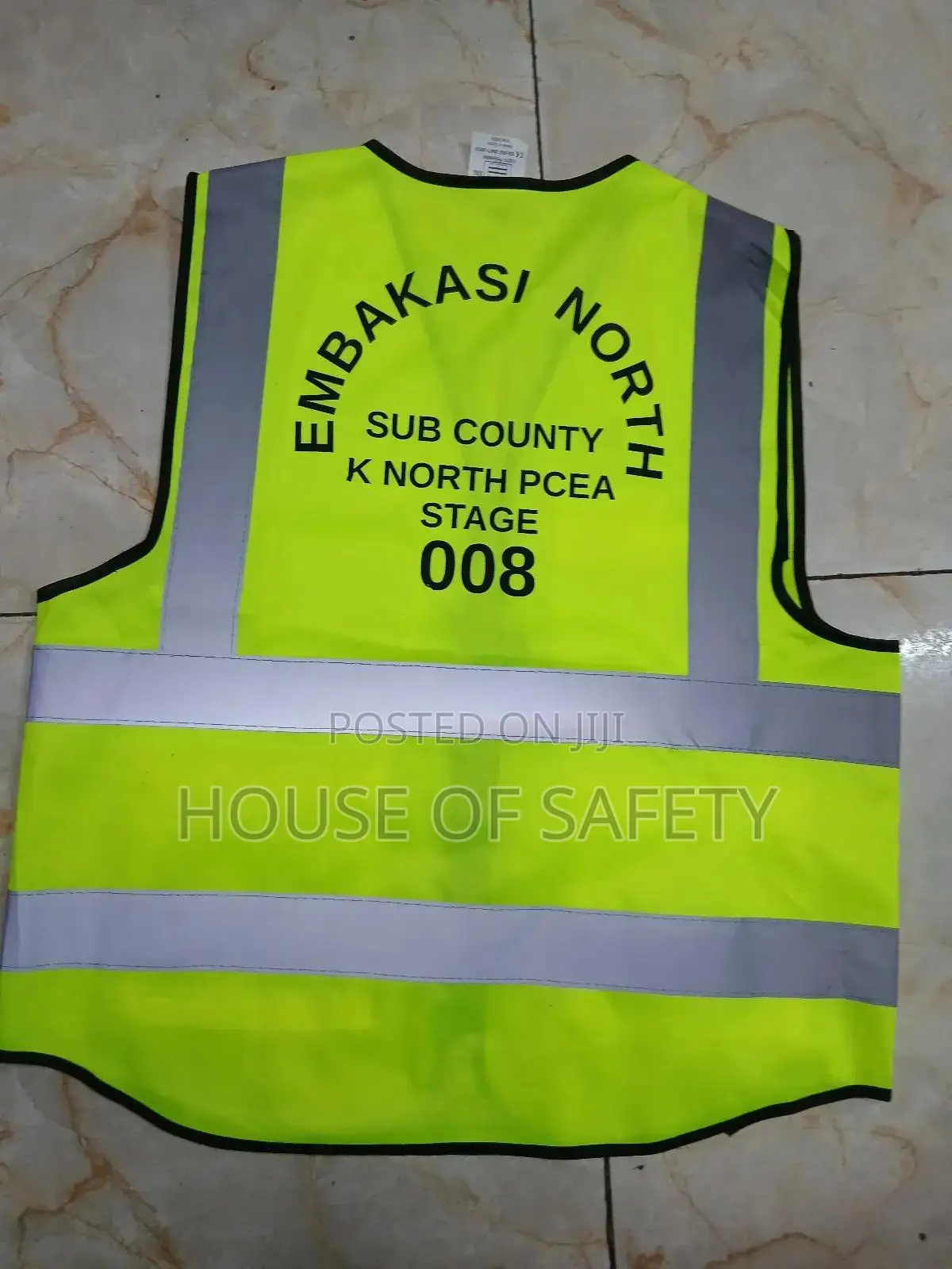 I'd Holder Reflectors Vest For Riders Boda