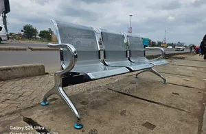 3seater Unpadded Link Chair