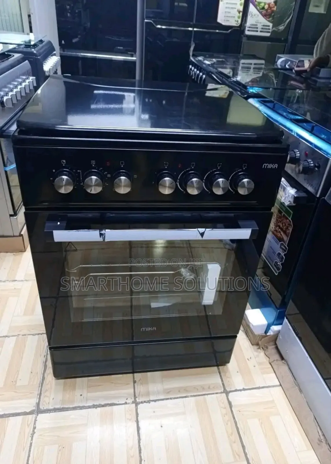 Mika Standing Cooker, 60cm X 60cm, 3 Gas Pool Jet Burners