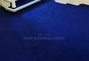 Classic Wall to Wall Blue Carpet