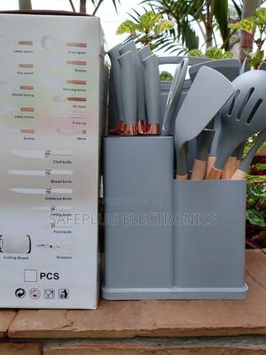 Silicone -Silicone Spoons: 19pc Executive Set – Non-Scratch, Non-Toxic - main view