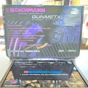 Professional 7-Band Graphic Equalizer, Boschmann Eqx-75pro