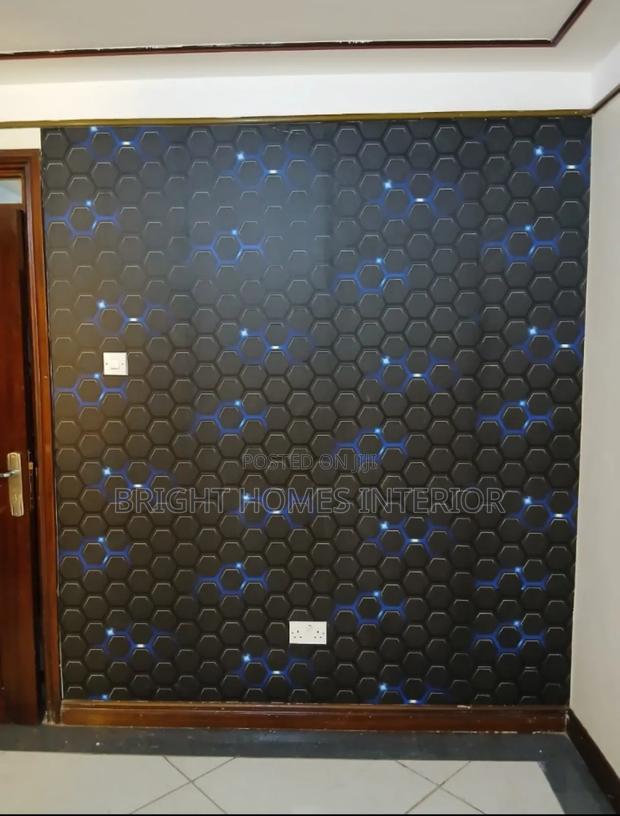 Blue 3d Studio Wallpaper - main view