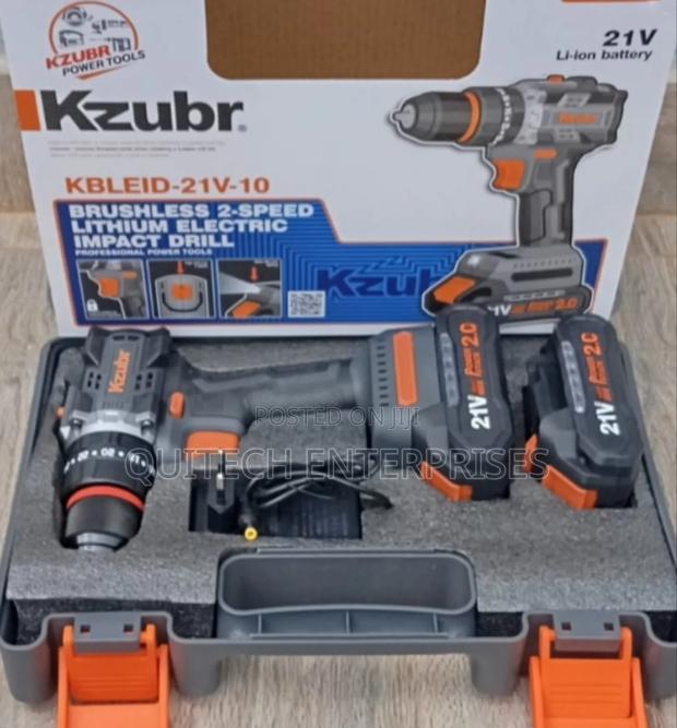 Kzubr Cordless Brushless Drill/ Electric Brushless Drill 21v