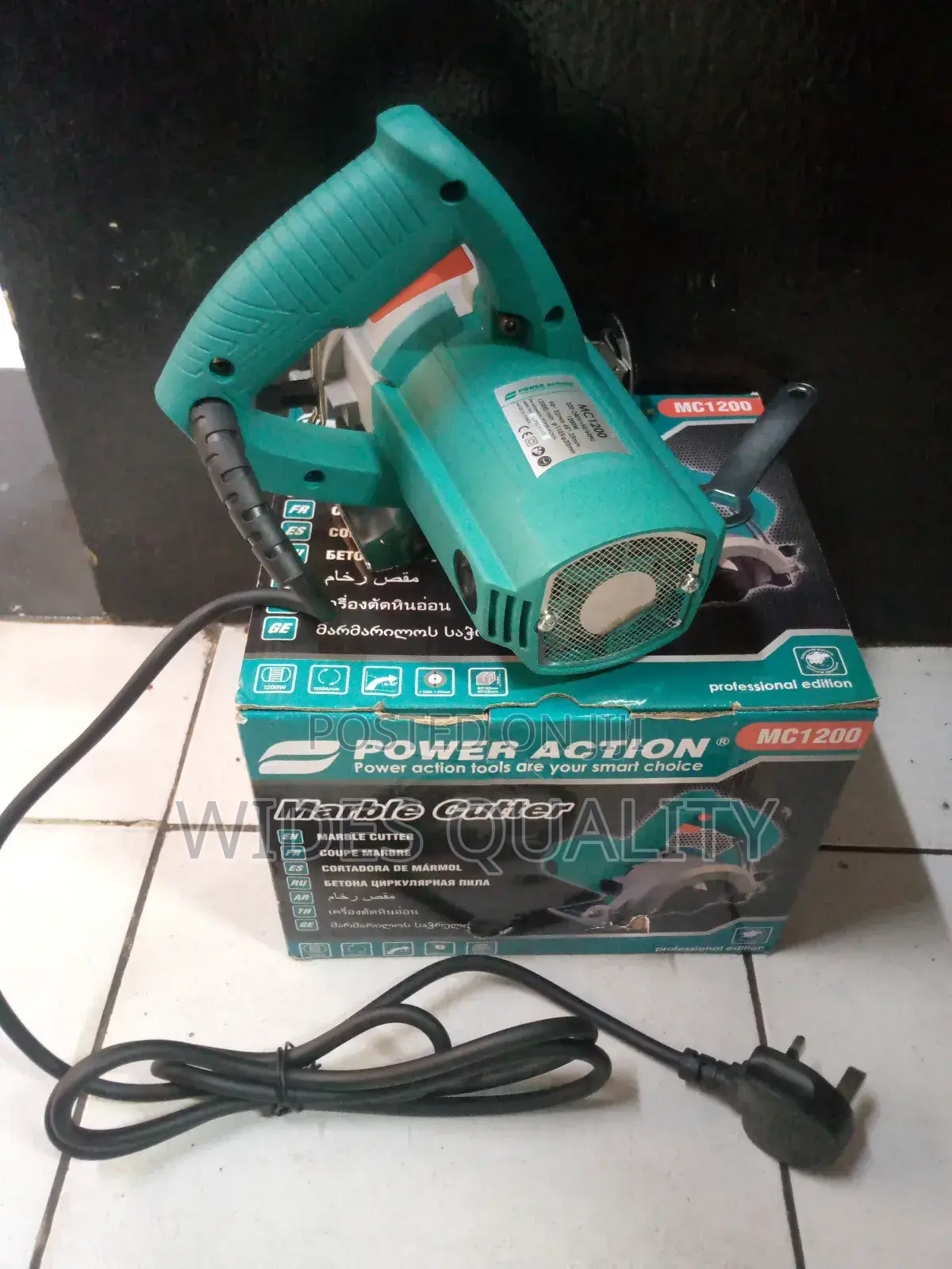 Electric Mable Cutter Machine