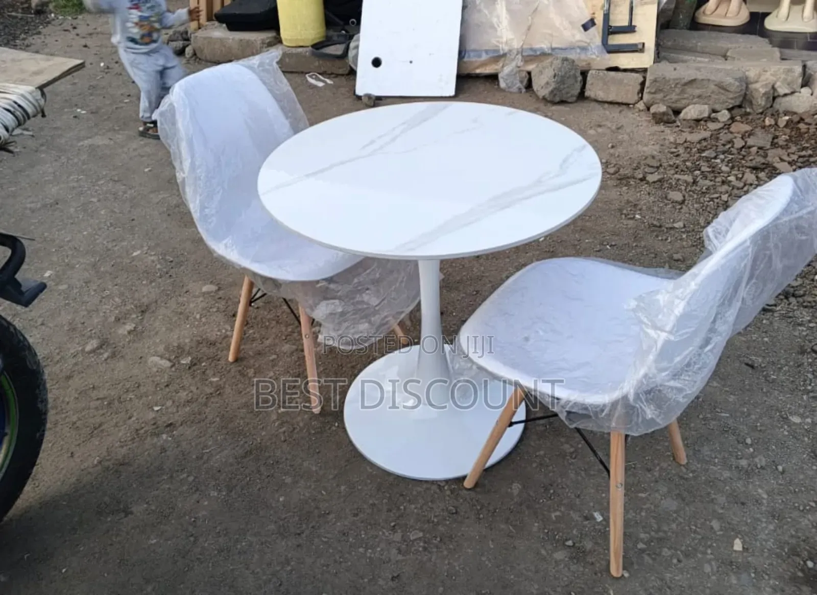 2seater Marble-Look Dining Tables
