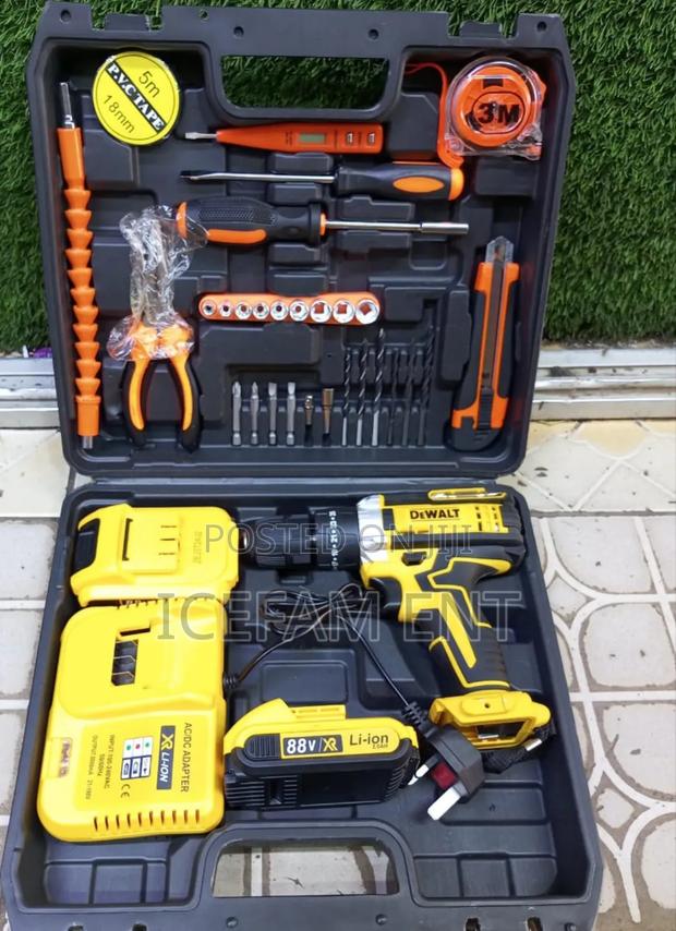 Dewalt Cordless Drill/88v Rechargeable Drill Set Machine - main view