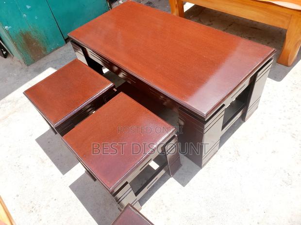 Dark Brown Coffe Tables - main view