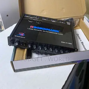 Black Chassis 13v Professional Parametric Graphic Equalizer Eqx-75pro
