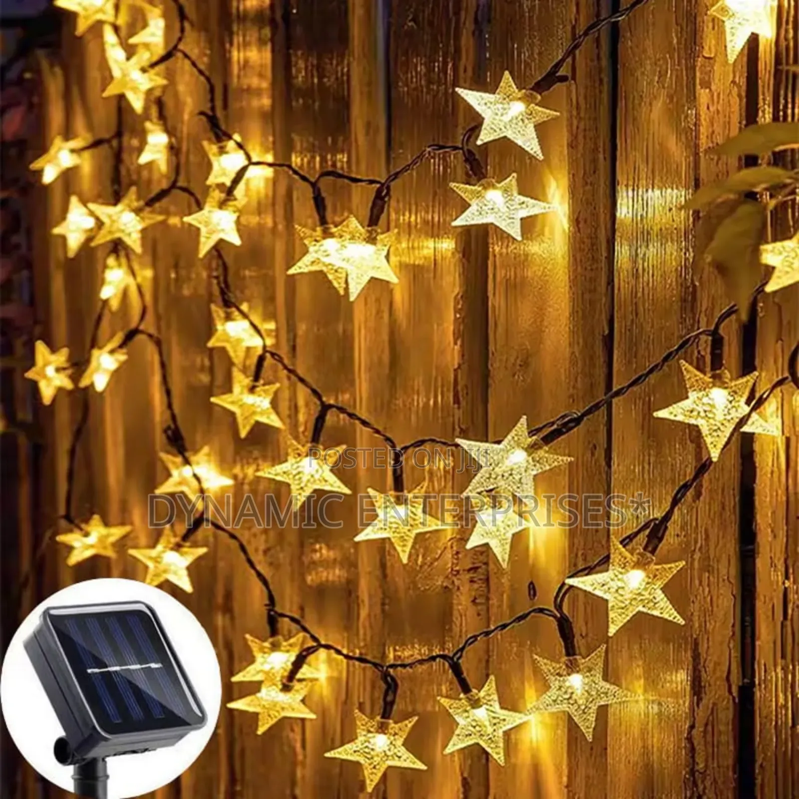 Solar-Powered Star String Light Set