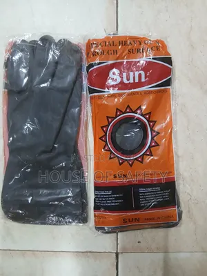 Sun Gloves In Rubber Form